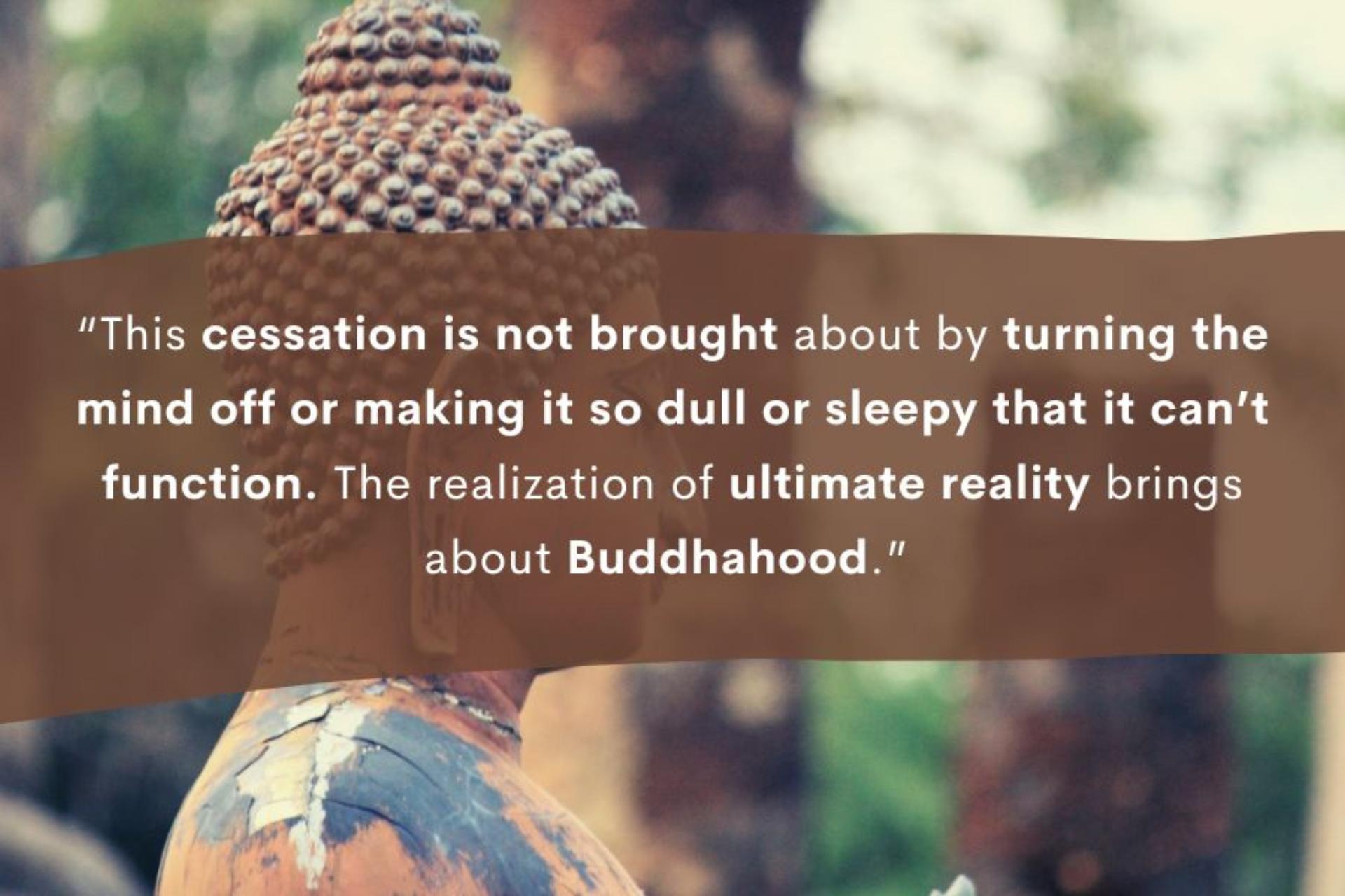 Cessation of suffering in Buddhism